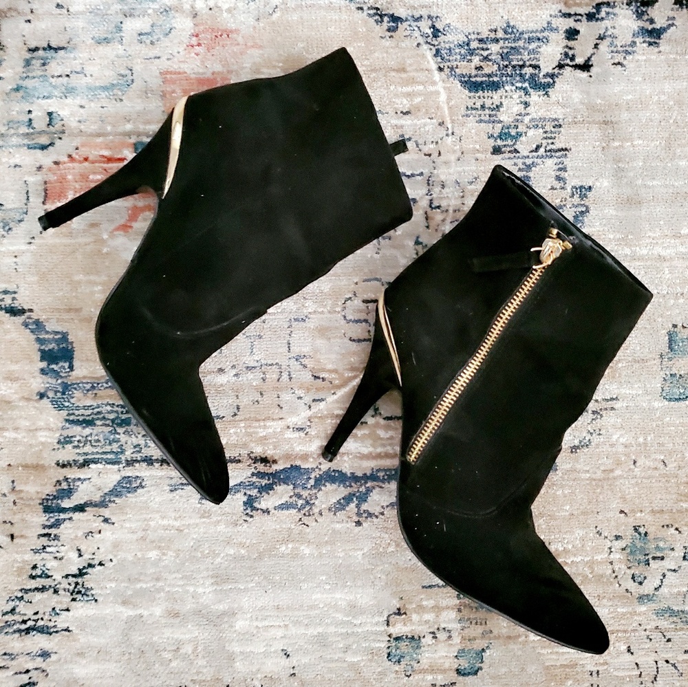 🔥*Guess*🔥 Black Suede Boots / Booties